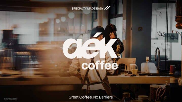 Minimal brand identity for a specialty cafe