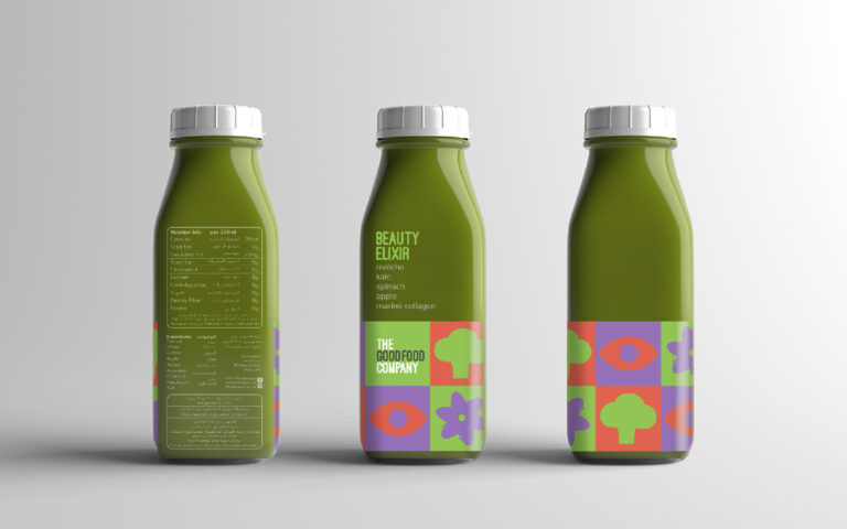 Product range packaging design for The Good Food Company