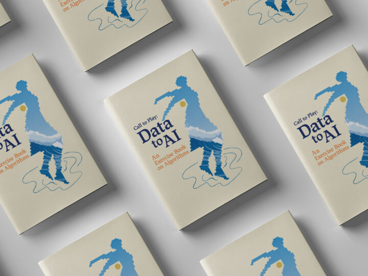 Minimal Book cover design of Call to play