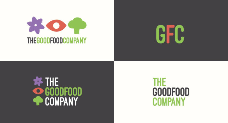 Logo construction and logo types for The Good Food Company