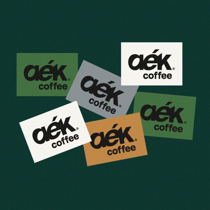 Minimal brand identity for a specialty cafe
